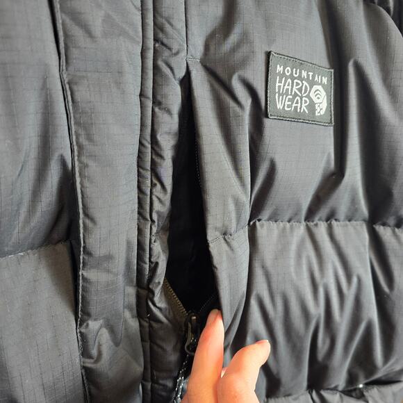 Mountain Hardwear Nevadan 650 Down Jacket Size XL Charcoal Full Zip - Picture 5 of 7
